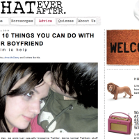 Top 10 Things To Do With Your Boyfriend (link to article)
